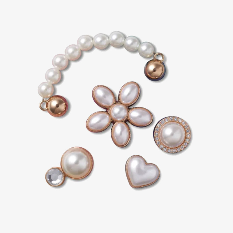 Crocs Dekoráció Dainty Pearl Jewelry 