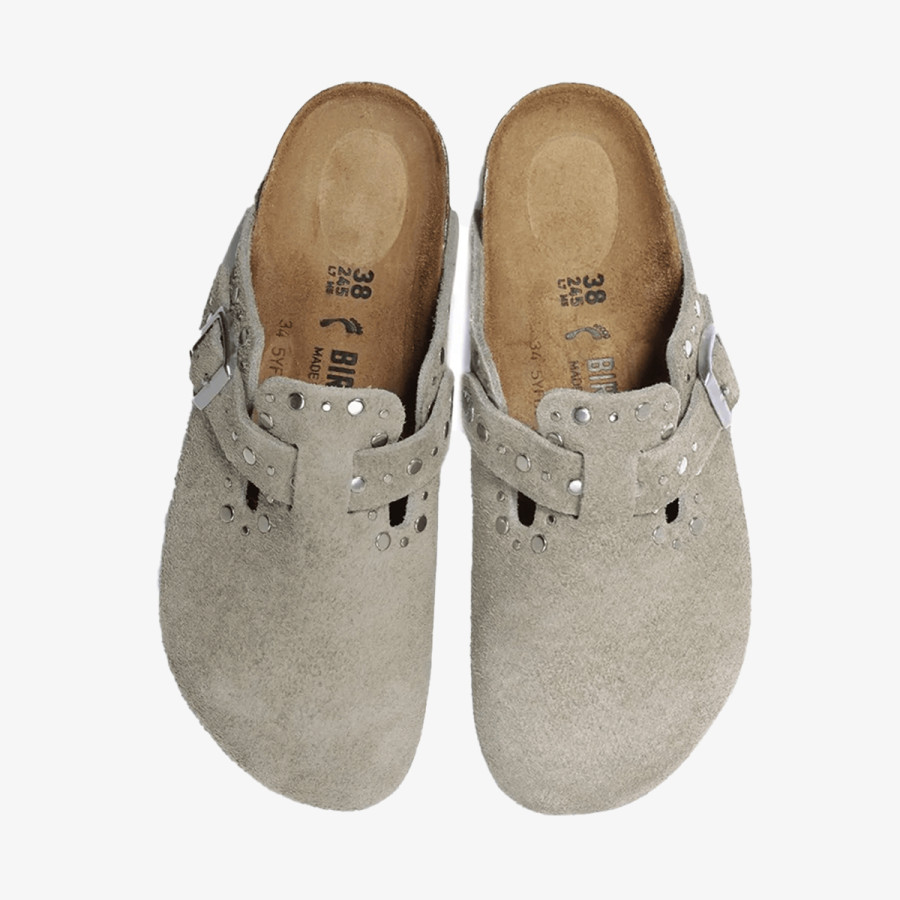 BIRKENSTOCK Papucsok Boston Rivet LEVE Taupe 