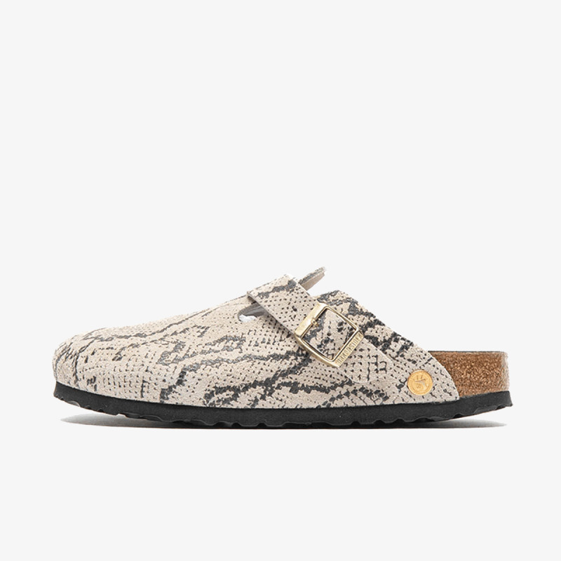 BIRKENSTOCK Papucsok Boston Print LEVE Snake Oyster 
