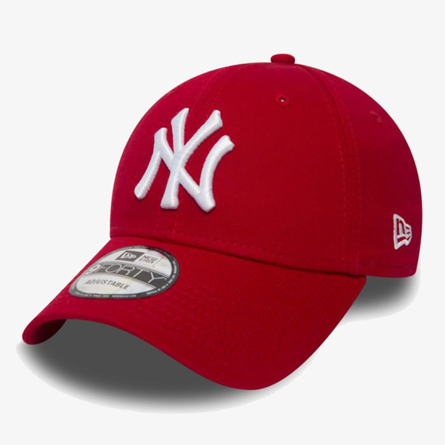 New Era Baseball sapka KAPA 9FORTY LEAGUE BASIC NY scarlet/white ŠT: OSFA 