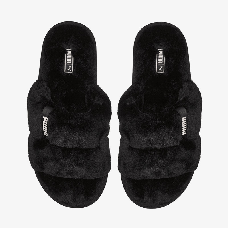 Puma Szandál FLUFF SOLO BLACK-ISLAND PINK 