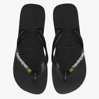 HAVAIANAS Flip flop papucs HAV. BRASIL LOGO BLACK/BLACK I25 