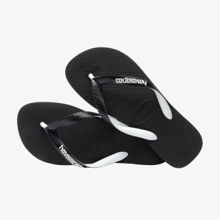 HAVAIANAS Flip flop papucs HAV. BRASIL LOGO BLACK/BLACK I25 