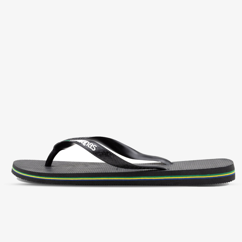 HAVAIANAS Flip flop papucs HAV. BRASIL LOGO BLACK/BLACK I25 