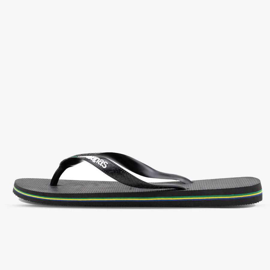 HAVAIANAS Flip flop papucs HAV. BRASIL LOGO BLACK/BLACK I25 