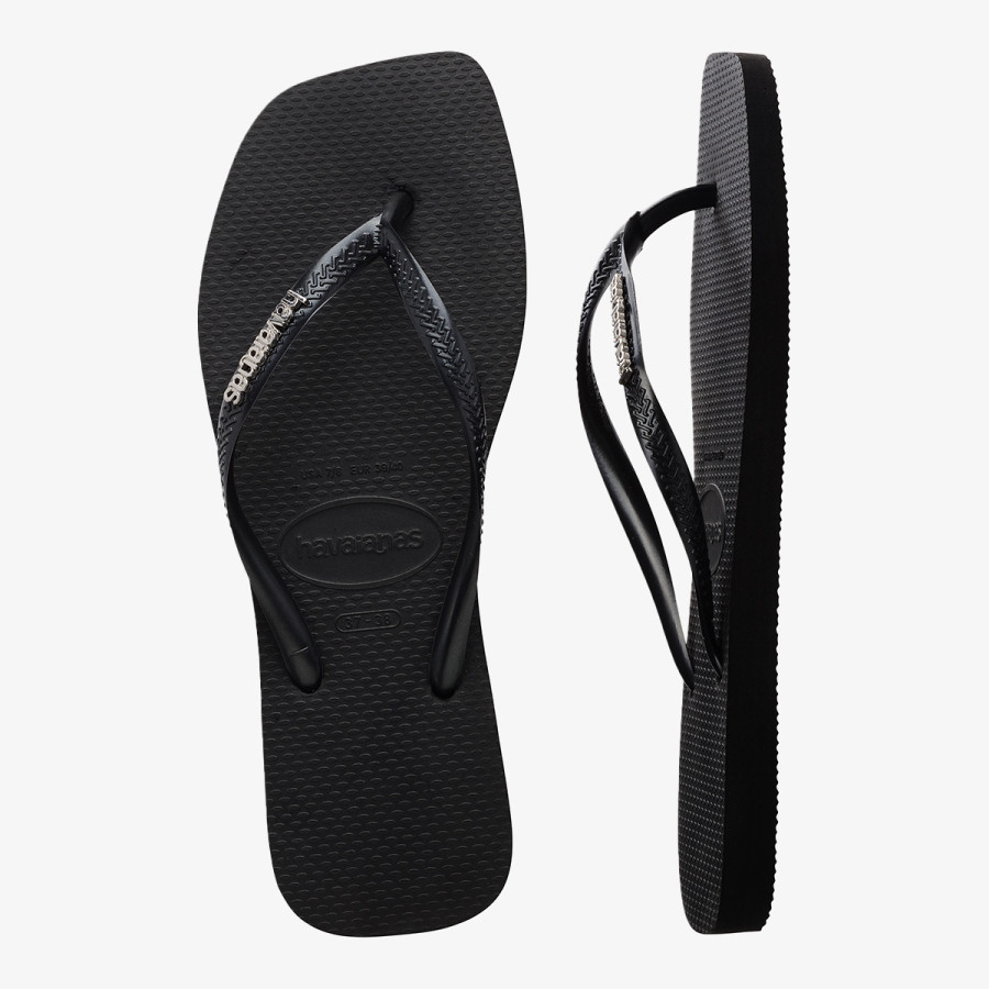 HAVAIANAS Flip flop papucs SLIM SQUARE LOGO METALLIC 