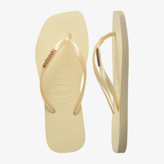 HAVAIANAS Flip flop papucs SLIM SQUARE LOGO METALLIC 