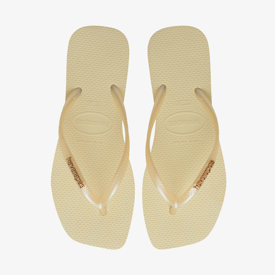 HAVAIANAS Flip flop papucs SLIM SQUARE LOGO METALLIC 