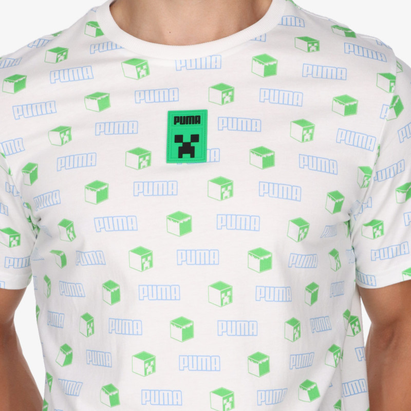 Puma Póló PUMA PUMA x MINECRAFT AOP Tee 