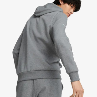 Puma Pulóver BMW MMS ESS FLEECE HOODIE MEDIUM GRAY HE 