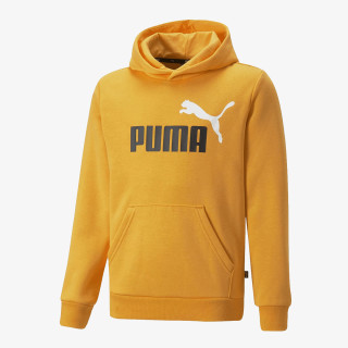 Puma Pulóver ESS+ 2 COL BIG LOGO HOODIE FL B TANGERIN 