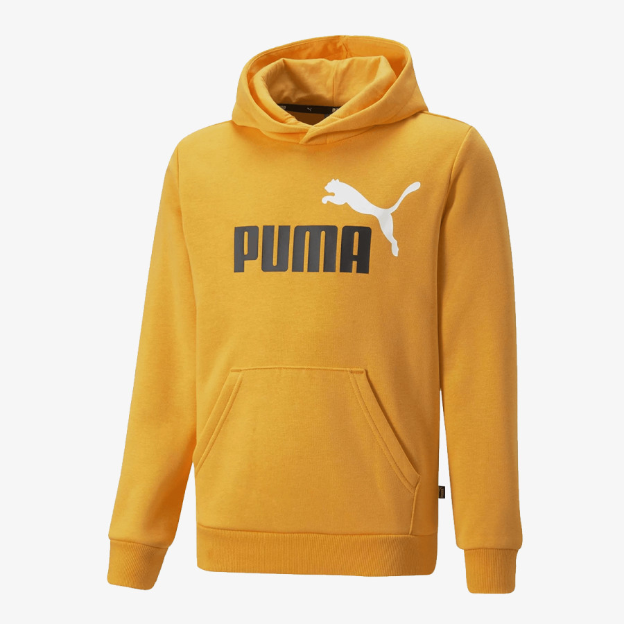 Puma Pulóver ESS+ 2 COL BIG LOGO HOODIE FL B TANGERIN 