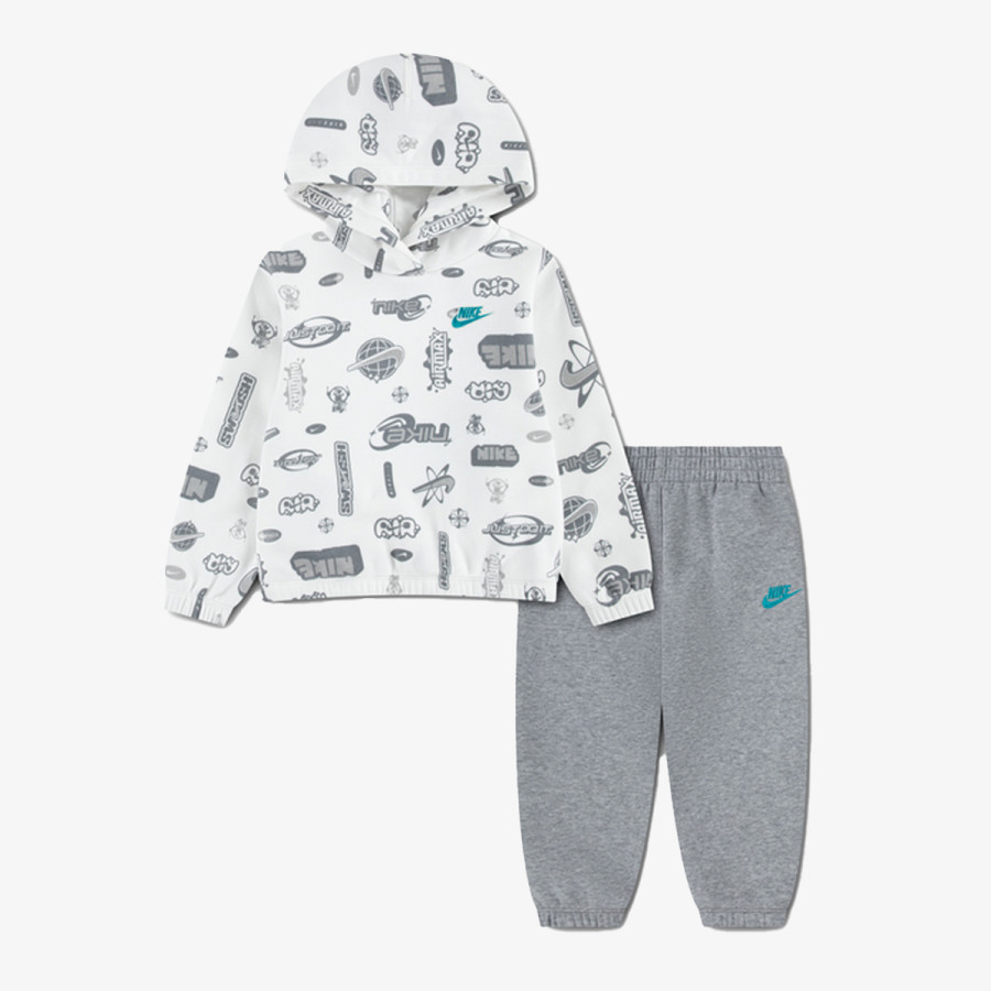Nike Melegítő NKB B NSW BRAND A AOP FLC PO S 
