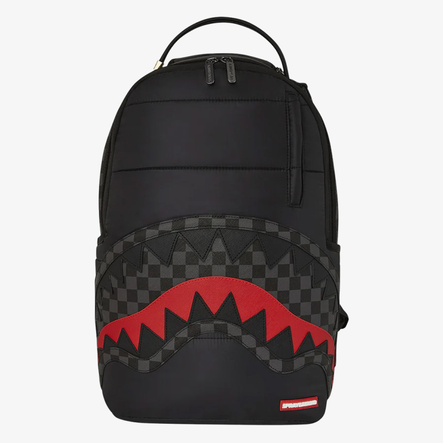 SPRAYGROUND Hátizsák BLACK PUFFER GREY CHECK BACKPACK 