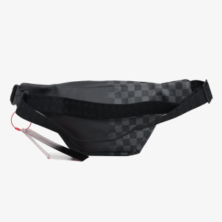 SPRAYGROUND Kis táska HALF SPRITZ BLACK/GREY CHECK SAVVY CROSS 
