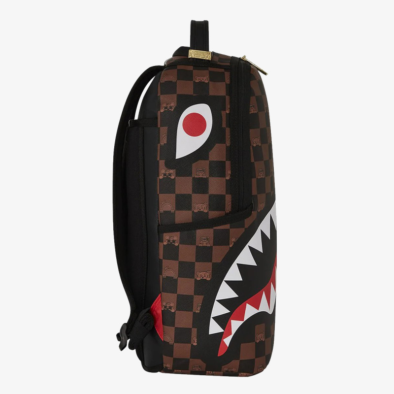 SPRAYGROUND Hátizsák PEEKING CHARACTER CHECK BACKPACK 