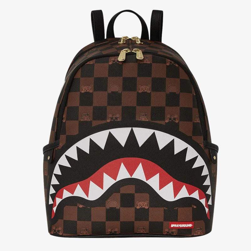 SPRAYGROUND Hátizsák PEEKING CHARACTER CHECK SAVAGE 