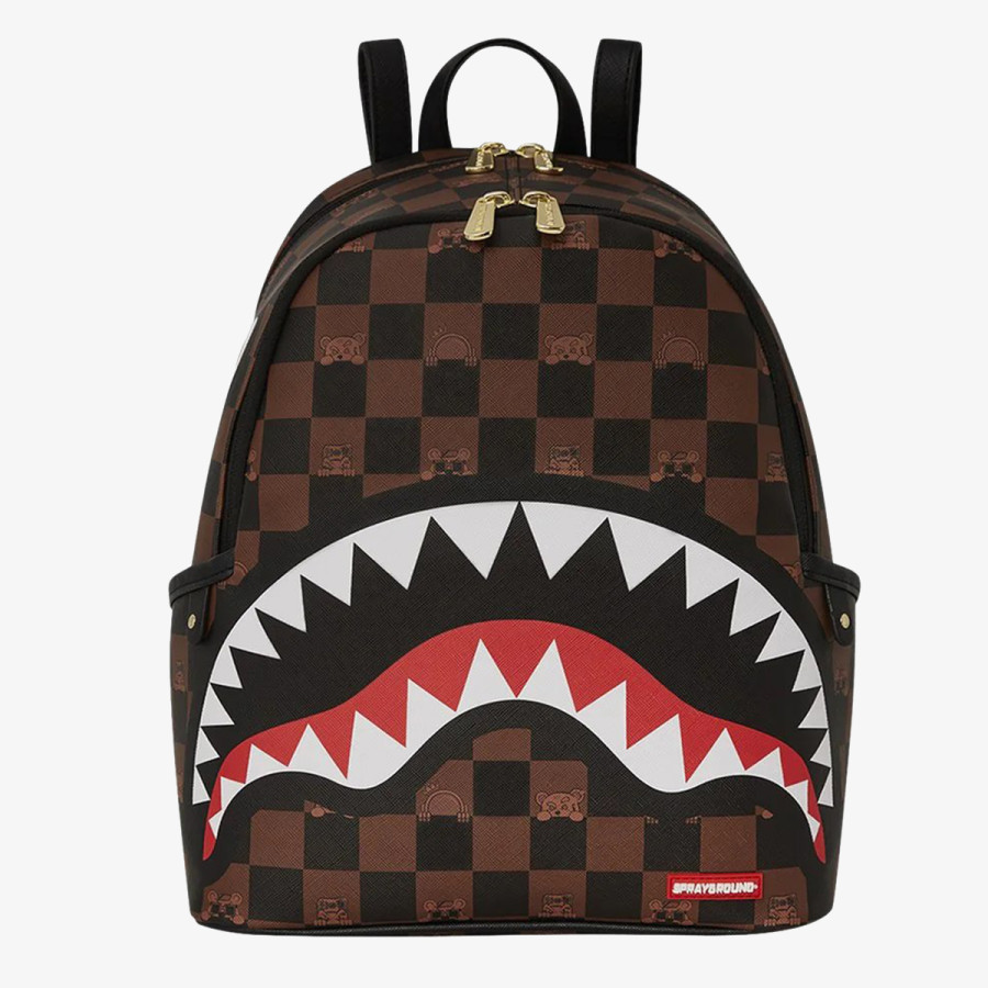 SPRAYGROUND Hátizsák PEEKING CHARACTER CHECK SAVAGE 