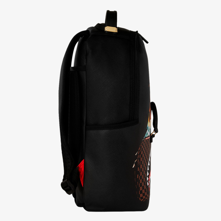 SPRAYGROUND Hátizsák BAG OF MONEY ON FIRE BACKPACK 