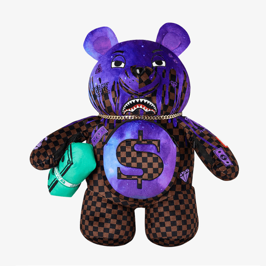 SPRAYGROUND Hátizsák LOST IN SPACE DRIP MONEYBEAR TEDDY BEAR 