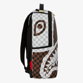SPRAYGROUND Hátizsák CREAM AND BROWN TEAR CHECK BACKPACK 