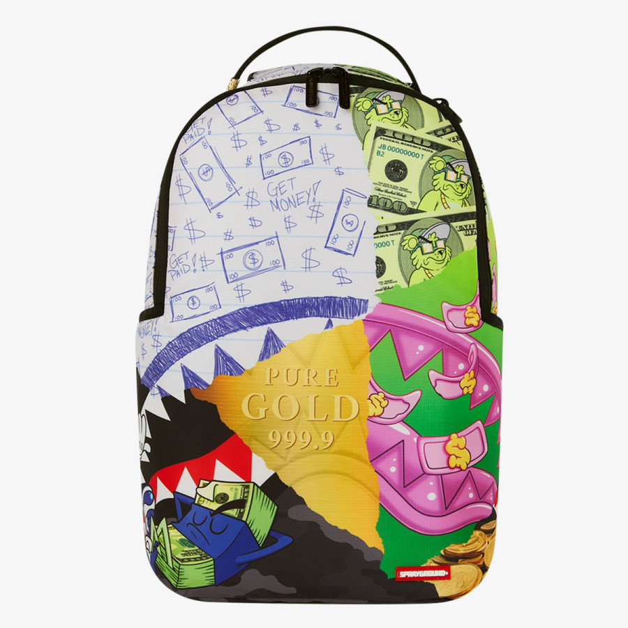 SPRAYGROUND Hátizsák MEAN MONEY COLLAGE BACKPACK 