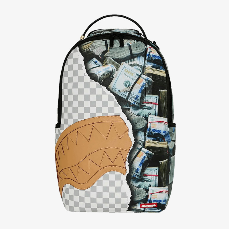 SPRAYGROUND Hátizsák CREAM CHECK FULL OF CASH BACKPACK 
