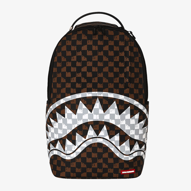 SPRAYGROUND Hátizsák SHARKS IN PARIS WTF BUBBLY BLACK CHECK B 