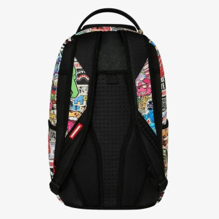 SPRAYGROUND Hátizsák PUNK STICKER SHARK BACKPACK 