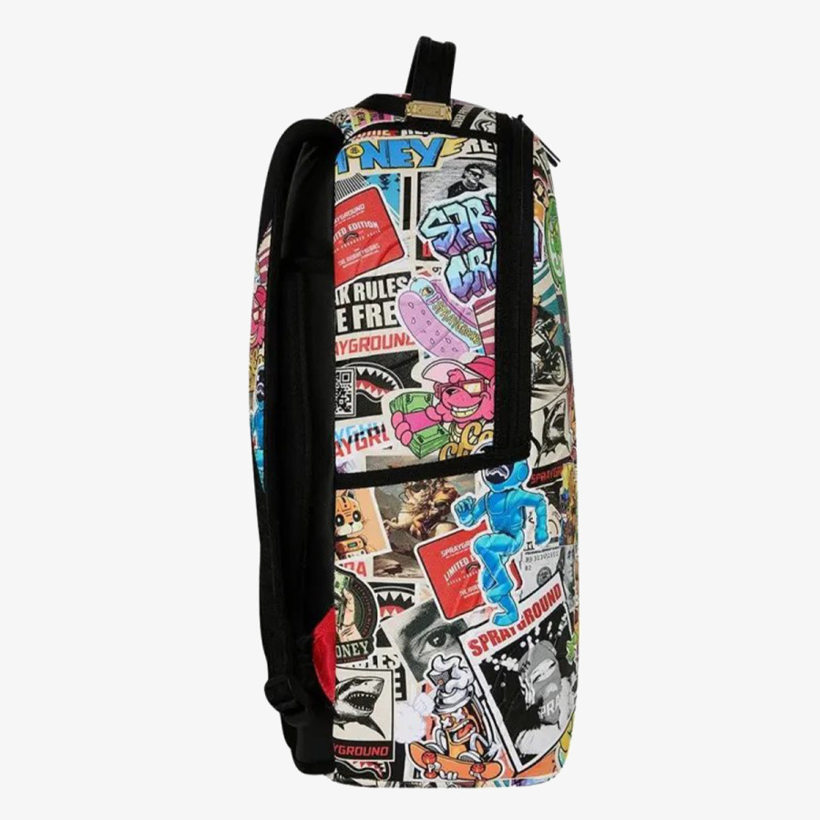 SPRAYGROUND Hátizsák PUNK STICKER SHARK BACKPACK 