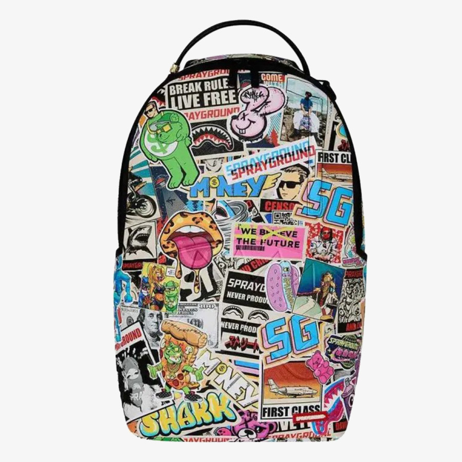 SPRAYGROUND Hátizsák PUNK STICKER SHARK BACKPACK 