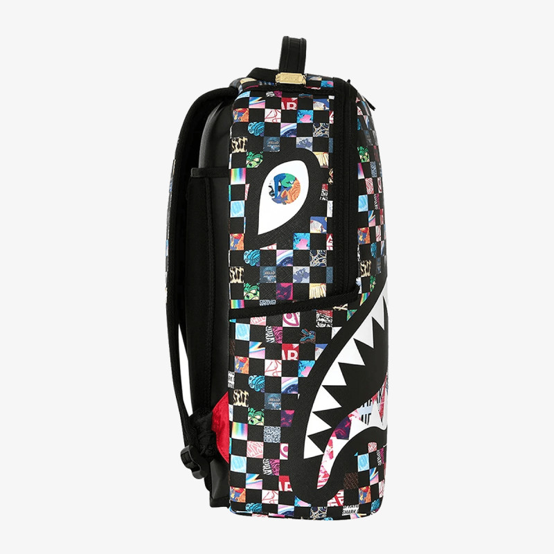 SPRAYGROUND Hátizsák CRAZY CHECK BACKPACK 