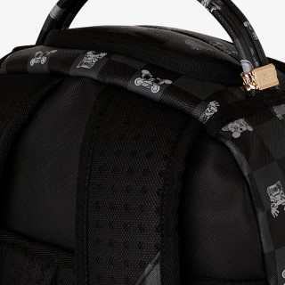 SPRAYGROUND Hátizsák GRAY PEEKING CHARACTER CHECK BACKPACK 