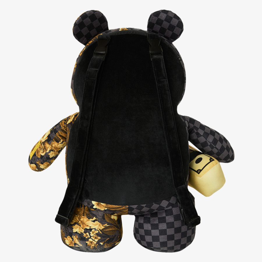 SPRAYGROUND Hátizsák GOLD FLORAL REMIX MONEYBEAR BACKPACK 