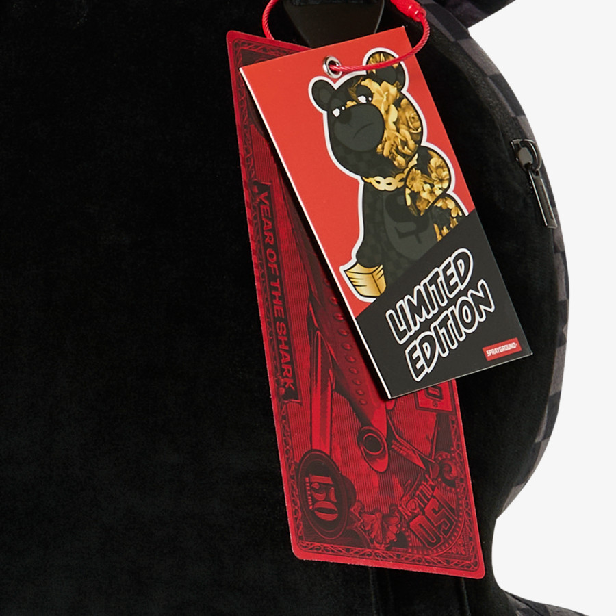 SPRAYGROUND Hátizsák GOLD FLORAL REMIX MONEYBEAR BACKPACK 
