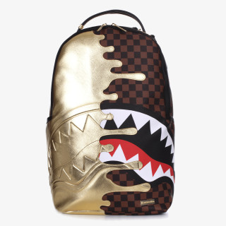 SPRAYGROUND Hátizsák SHARKS IN PARIS GOLD DRIP BACKPACK 