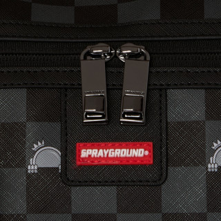 SPRAYGROUND Hátizsák GRAY PEEKING CHARACTER CHECK DUFFLE 