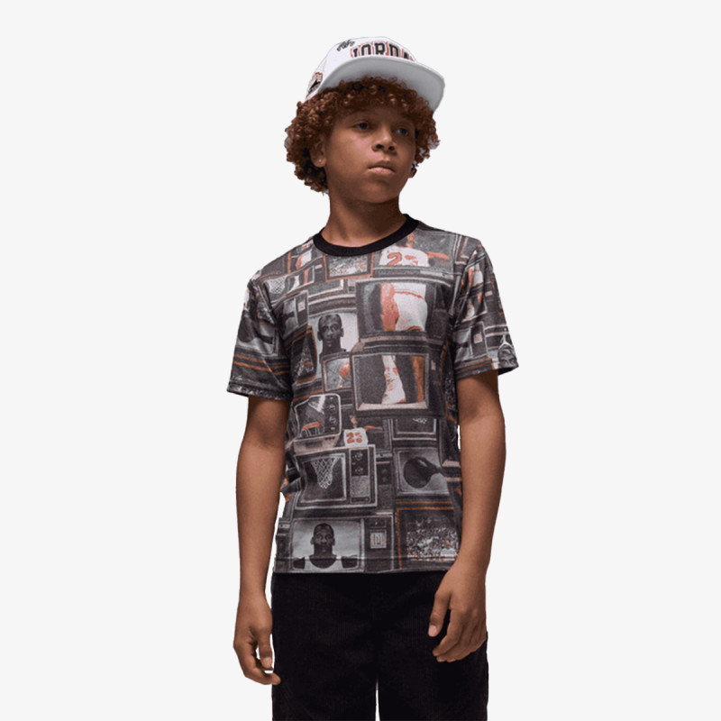 JORDAN Póló JDB MJ FLT ESS AOP SS TEE 