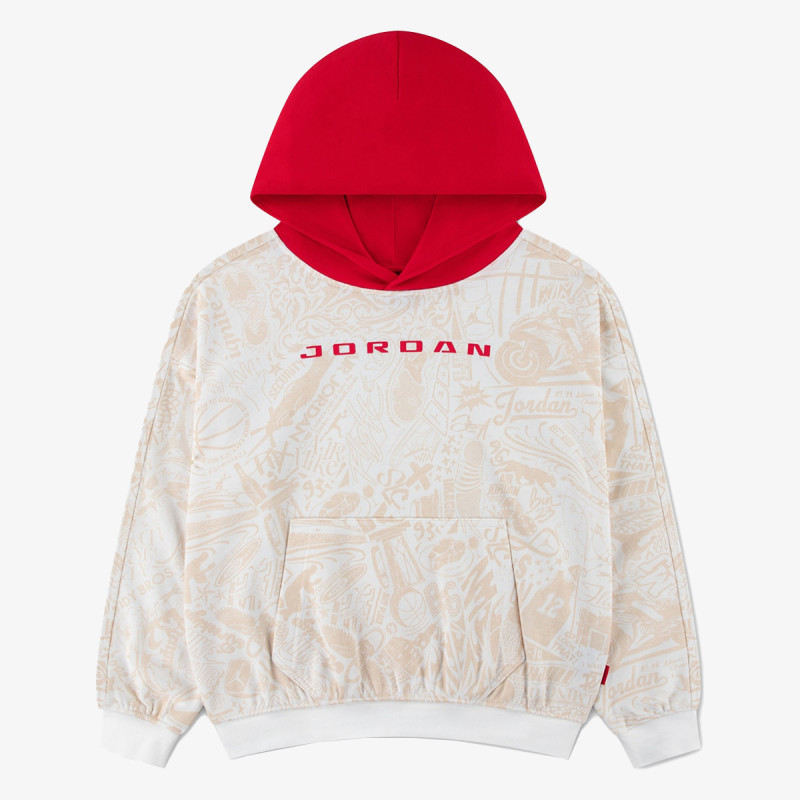 JORDAN Pulóver JDB MJ BRK LSR PO HOODIE 