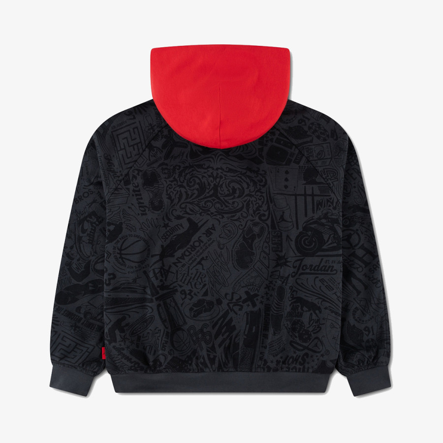 JORDAN Pulóver JDB MJ BRK LSR PO HOODIE 