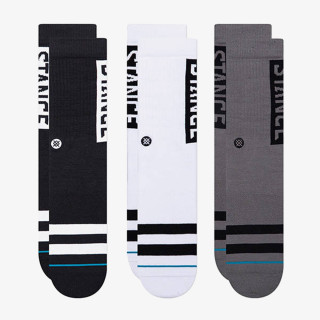 Stance Zokni A556C20OG3-BLW STANCE OG 3 PACK BLACKWHI 