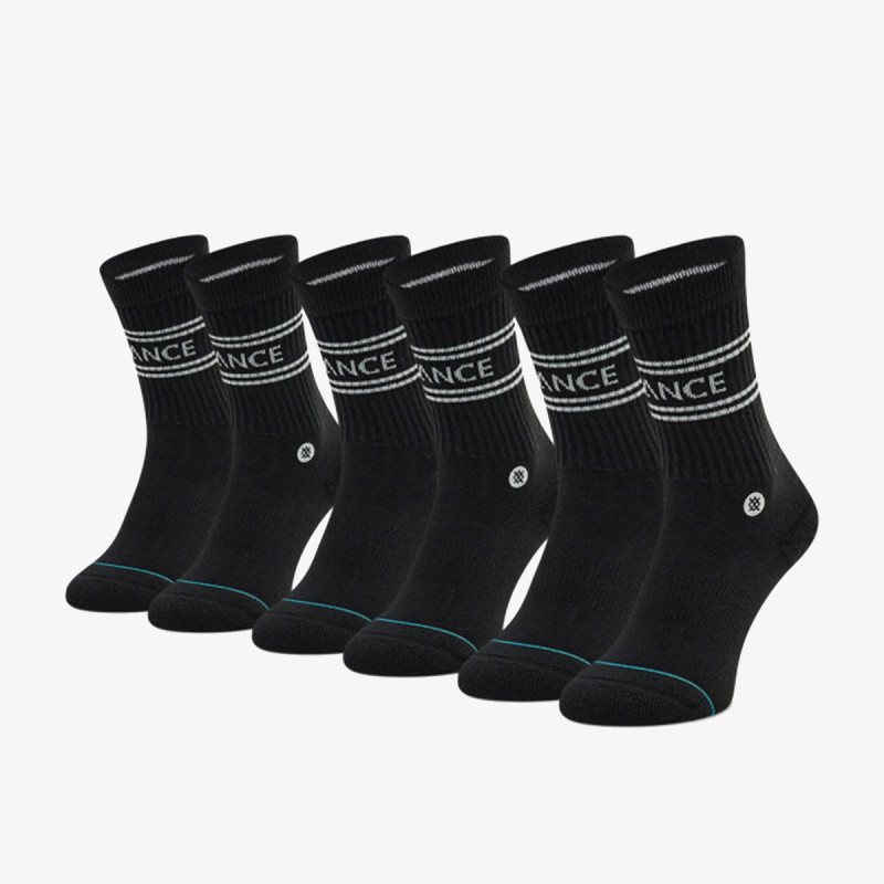 Stance Zokni A556D20SRO-BLK STANCE BASIC  3 PACK CREW 