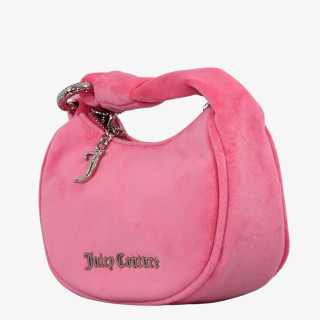 Juicy Couture Táska Blossom Micro Hobo Polyester Super Pink 