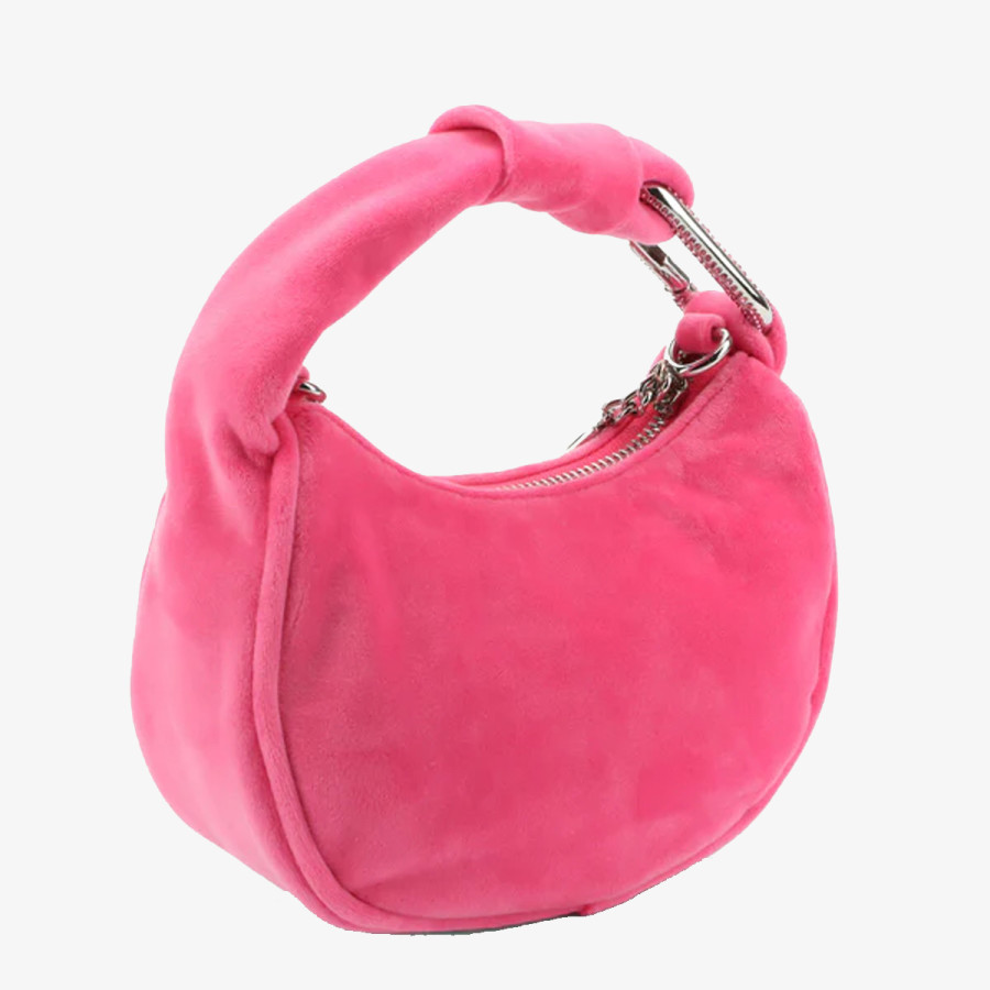 Juicy Couture Táska Blossom Micro Hobo Polyester Super Pink 