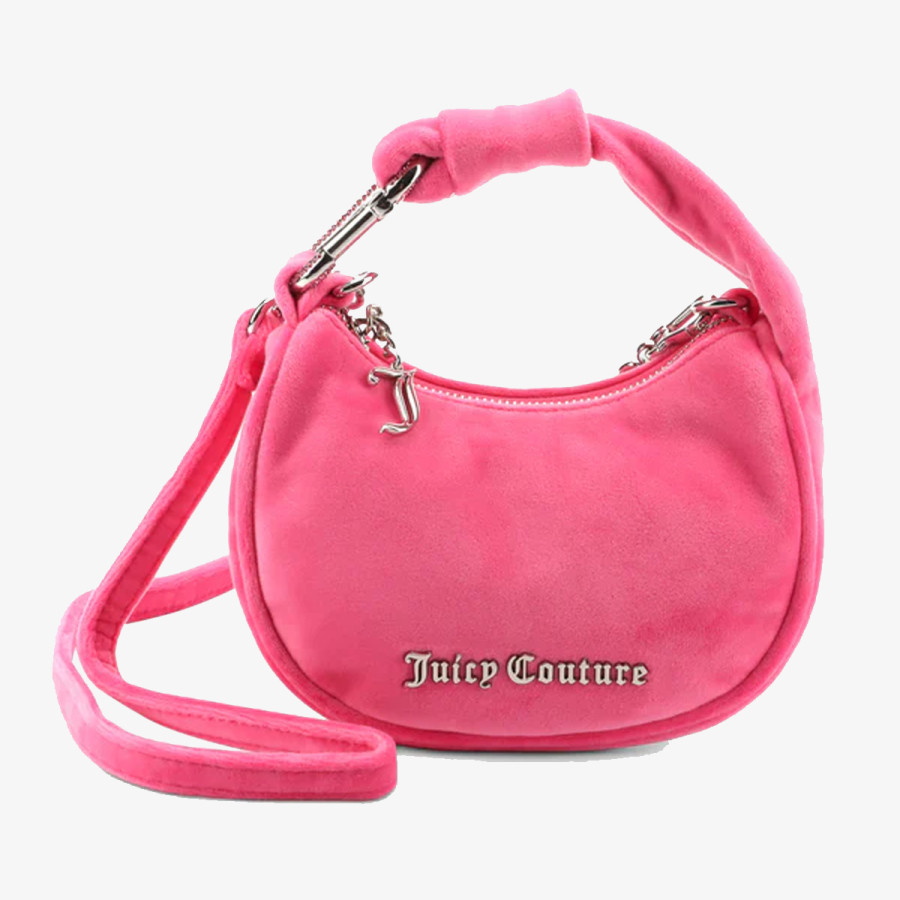 Juicy Couture Táska Blossom Micro Hobo Polyester Super Pink 