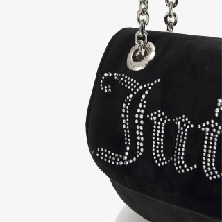 Juicy Couture Táska Kimberly Crossbody w/ Fla Polyester Blac 