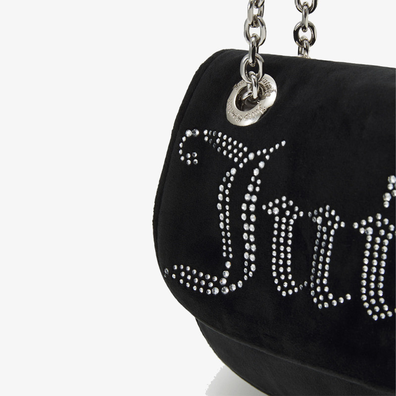 Juicy Couture Táska Kimberly Crossbody w/ Fla Polyester Blac 