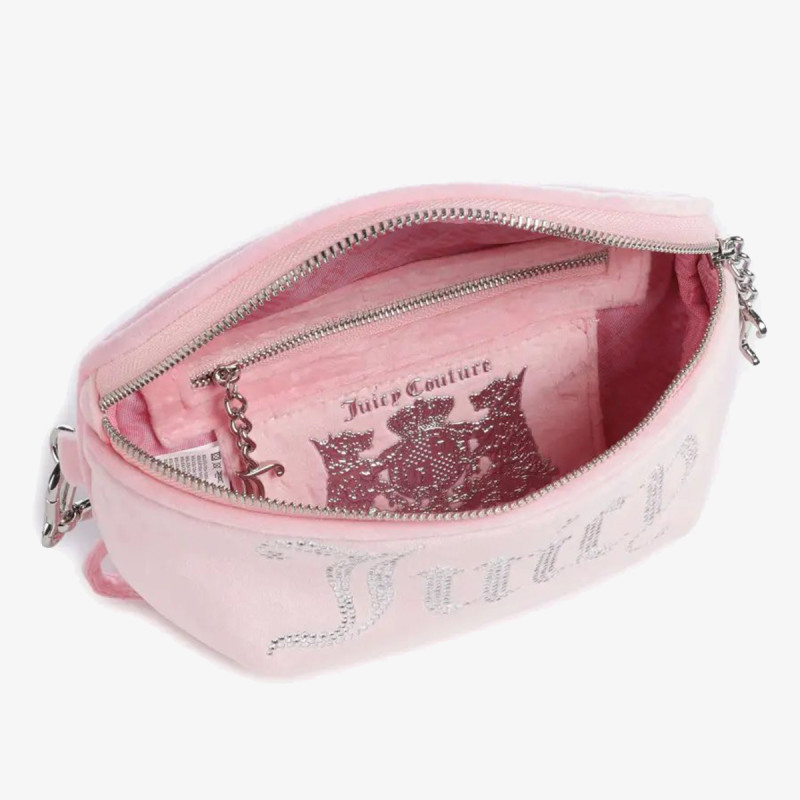 Juicy Couture Táska Kimberly Waist Bag Polyester Juicy Pink 