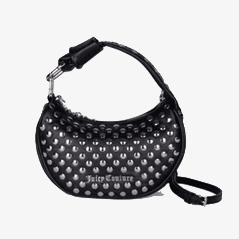 Juicy Couture Táska Blossom Studs S. Hobo PU Black 