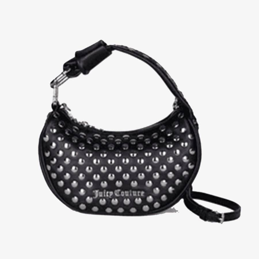 Juicy Couture Táska Blossom Studs S. Hobo PU Black 